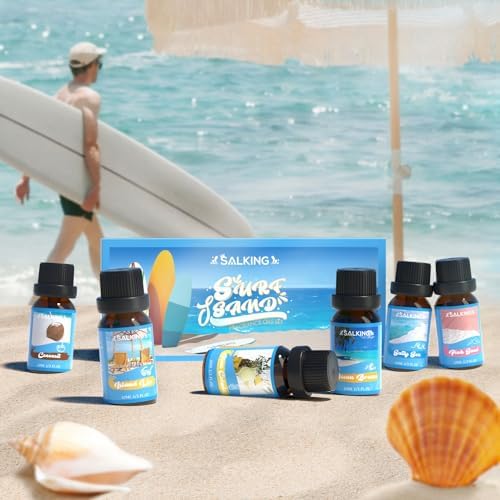 SALKING Surf & Sand Fragrance Oils, Premium Essential Oil Set for Diffuser