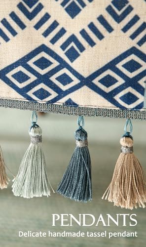 bilin gaier Chinoiserie Blue Stripe Cloth Runner for Table,Decorative Farmhouse Linen 87 Inches Long Table Runners,Decor Tabletop for Kitchen,Dining,Party,Home,Christmas,12"x87"