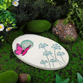 AceOrbit Butterfly Puddler Stone Bath Watering Feeder with Mineral Holder