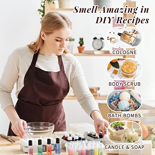 HIQILI Nature Fragrance Oil Trial Set, Scented Oil for DIY & Diffuser