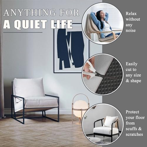 Yelanon Non Slip Furniture Pads for Hardwood Floors 20 Pcs 3"