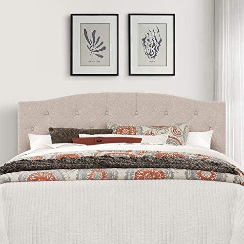 Hillsdale, Provence Upholstered King/Cal King Headboard, Light Beige