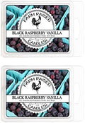 Black Raspberry Vanilla - USA Made Soy Wax Melts, 2 Pack, 6 oz