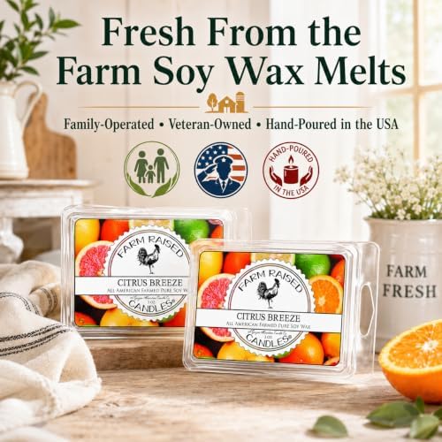 Citrus Breeze Soy Wax Melts, 2 Pack