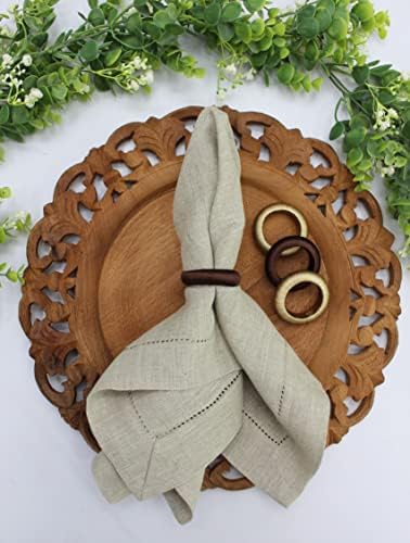 COTTON CRAFT Napkin Rings - 12 Pack Everyday Harvest Napkin Rings