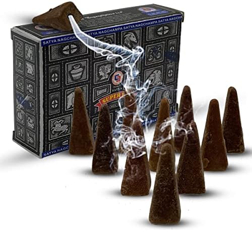 Super Hit Backflow Incense Cones For Waterfall Aromatic Smoke Fountain Haze Falls And Mat Bundle - Pack of 6