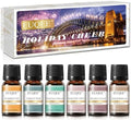 EUQEE Holiday Cheer Premium Fragrance Oils Set for Diffuser (6x10ml)