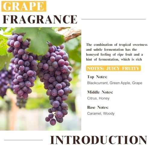 EUQEE 2.02 Fl oz Grape Fragrance Oil for Candle Making