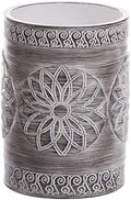 BINO Kitchen Utensil Holder for Countertop, Grey Sunflower - Utensil Caddy countertop utensil holder Utensil Crocks for kitchen Cooking Utensil Holder Kitchen Utensils Holder Spatula Holder