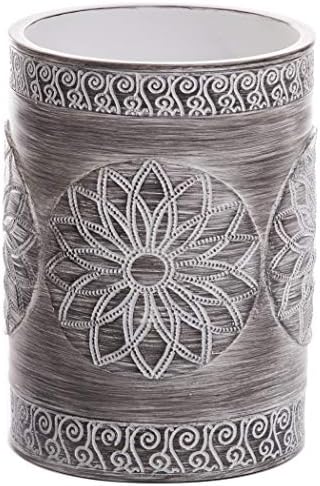 BINO Kitchen Utensil Holder for Countertop, Grey Sunflower - Utensil Caddy countertop utensil holder Utensil Crocks for kitchen Cooking Utensil Holder Kitchen Utensils Holder Spatula Holder
