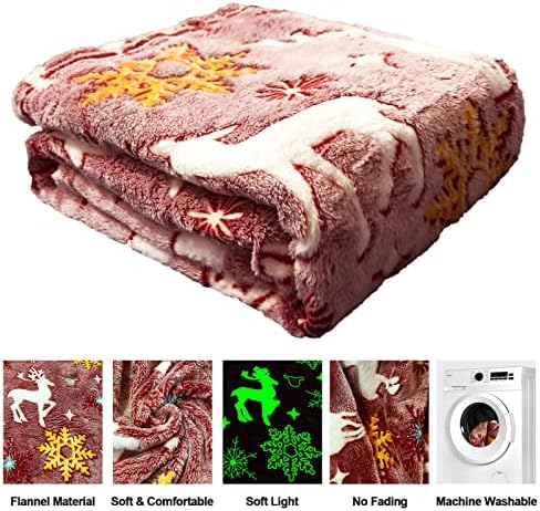 Christmas Blankets & Throws - Soft Red Throw for Kids/Girls/Boys/Women, 40"x60" Birthday Gift