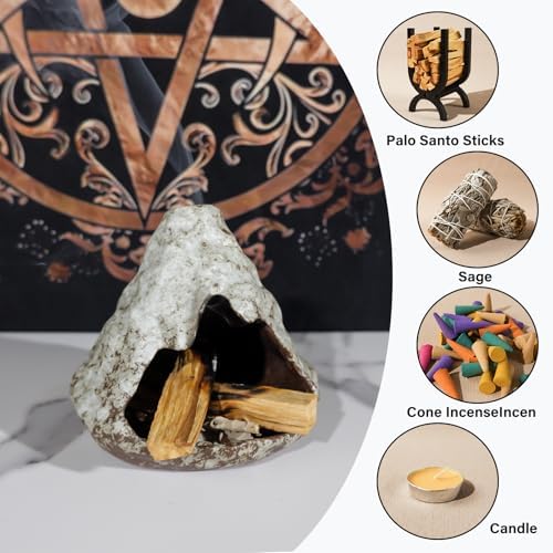 Zongzi Modeling Incense Holder with Ash Catcher, Palo Santo & Sage Burner