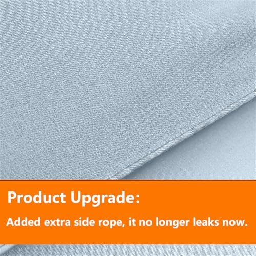 TAIMIT Light Blue King Comforter Set - 7 Pieces, Bed in a Bag Bedding Sets