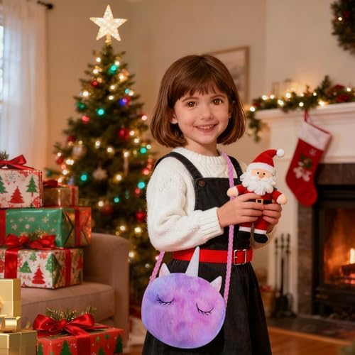 Throw Pillows for Couch Set Christmas Bed Living Room Decor Home Sofa Cushion Chair Back Seat Birthday, Cute Soft Decorative Star Pillow Plush Purple Colorful Throw Pillow Cover