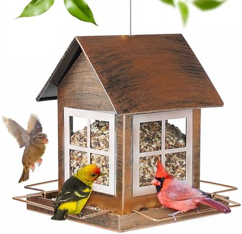 Bird Feeder, Waterproof Bird Feeders for Outdoor Hanging