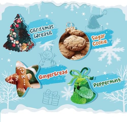 SALKING Winter Scented Wax Melts, Christmas Soy Wax Cubes for Wax Warmer