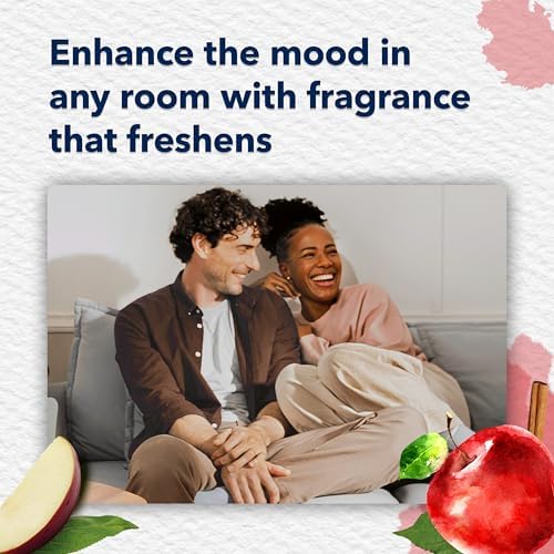 Glade PlugIns Air Freshener Refills, Apple Cinnamon, 3.35 Fl Oz (5 Count) (Pack of 5)