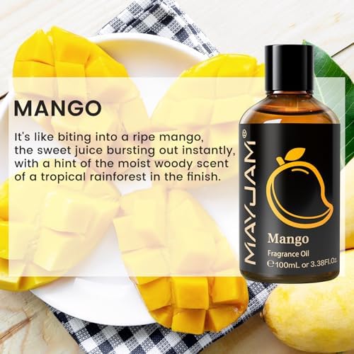 MAYJAM Mango Fragrance Oil for Soap Candle Making, 3.38fl.oz