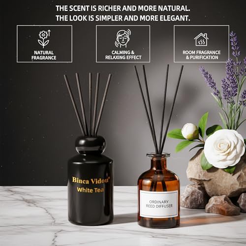 Reed Diffuser Set Binca Vidou Lavender & Whisper of White Tea 3.38oz x 2
