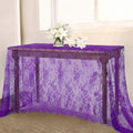 LuoluoHouse Vintage Lace Table Cloths Rustic Table Scape 60 x 120 Inch