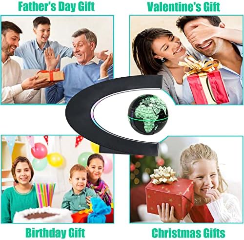 Multi-Color Changing Magnetic Levitation Floating Globe, Desktop Decoration