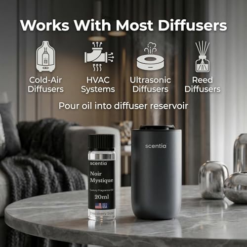 Noir Mystique Diffuser Oil, Edition Hotel Inspired, 20 mL