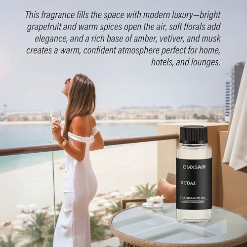 Dubai Hotel Diffuser Oil for Luxury Home Fragrance - 120ml/4 fl oz