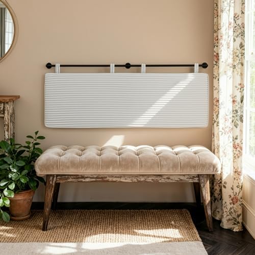 UEV King Headboard Only, Wall Mounted Hanging Upholstered Bed Head Board