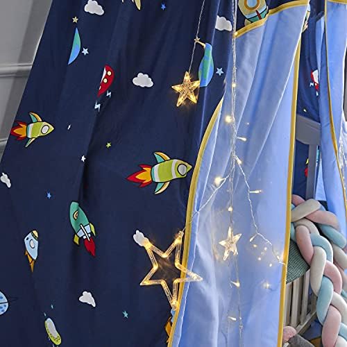 Mengersi Galaxy Bed Canopy Play Tent Mosquito Net,Lovely Castle Hanging House Decoration Reading Nook for Girls Boys