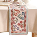 bilin gaier Designer Vintage French Small Table Runner,63"x12"