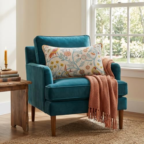 patdrea Designer French Lumbar Throw Pillow Cover,12"x20",Set of 2