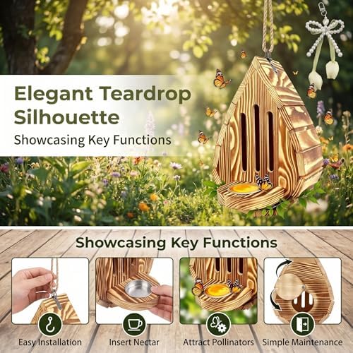 Butterfly Houses for Garden - Experience the Beauty of Nature (3pcs)