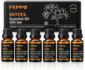 FEPPO Hotel Diffuser Oils Gift Set, 6 Luxury Fragrance Oil - 0.68fl oz x 6