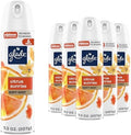 Glade Air Freshener Room Spray, Citrus Sunrise Scent, Odor Fighting to Deliver Long Lasting Freshness, 7.3 Oz, 6 Count