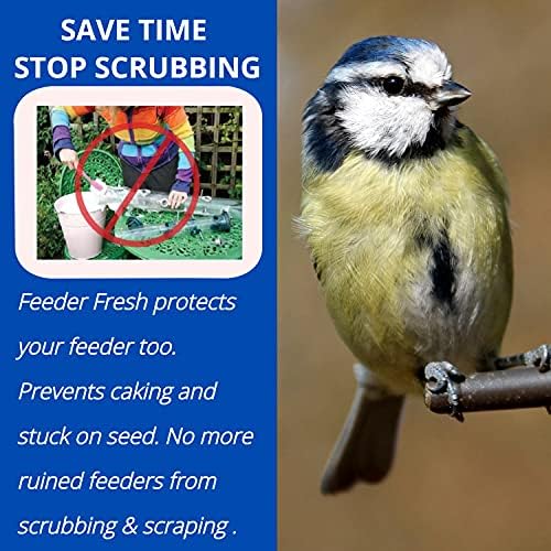 Feeder Fresh Bird Feeder and Seed Protector, Keep Seed Dry and Fresh, 16 oz