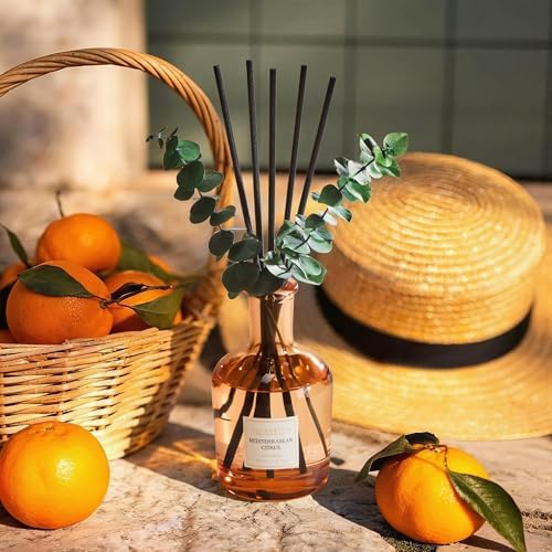 COCORRÍNA Mediterranean Citrus Reed Diffuser, 6.76 oz