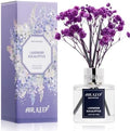 Airkeep Reed Diffuser Set,1.69 fl oz (50 ml) - Lavender Eucalyptus Oil Diffusers with 8 Reed Sticks,Home Fragrance Reed Diffuser for Bathroom Shelf Decor