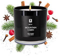 Lulu Candles | Mountain Cabin | Smells Like Outdoors & Pine | Luxury Scented Soy Jar Candle | Hand Poured in The USA | Highly Scented Long Lasting (9 Oz.)