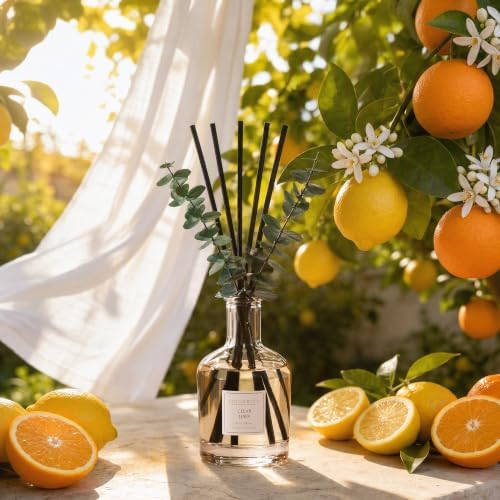 COCORRÍNA Clean Linen Reed Diffuser, 6.76 oz