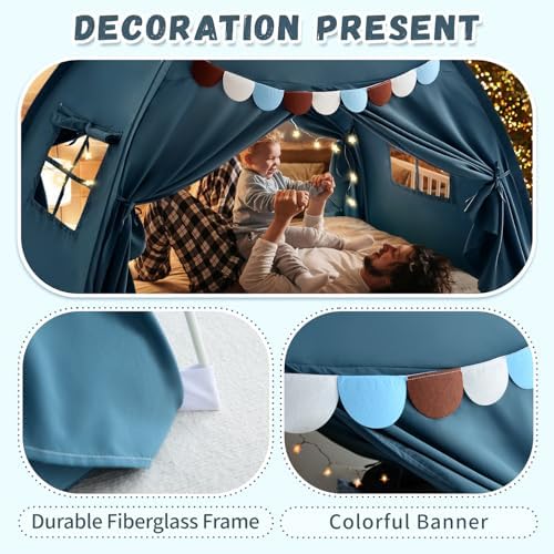Twin Bed Tent for Kids, Toddler Privacy Tents on Bunk Bed Sleep Boys Canopy