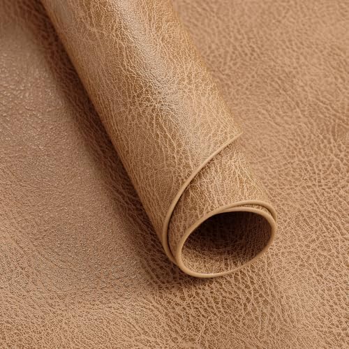 MOSAYT Vinyl Faux Leather Oval Placemats, Set of 4, Multicolor