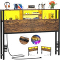 Aheaplus Headboard for Full Size Bed with Storage, Headboards with Outlets