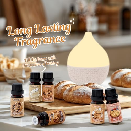 SALKING Bakery Fragrance Oils, Essential Oils Set for Diffuser for Home