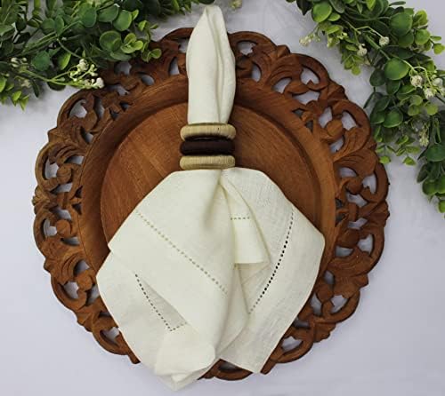 COTTON CRAFT Napkin Rings - 12 Pack Everyday Harvest Napkin Rings