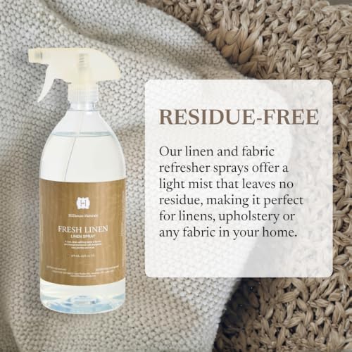 Hillhouse Naturals - Linen Spray - Made in the USA - Fresh Linen Scent - 1L
