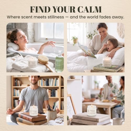 Molensun Scented Candles for Home, 6 Scents, 3.5 oz Each, Soy Wax Gift Set