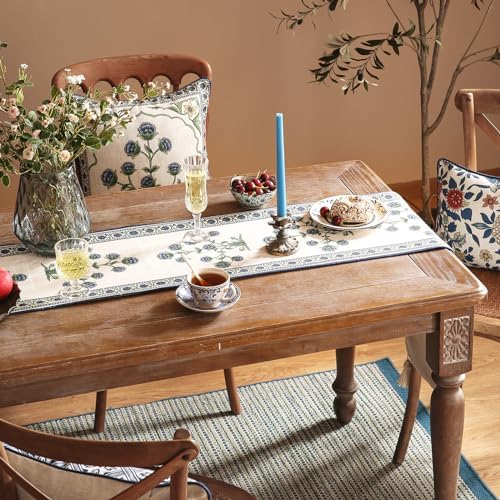 patdrea Designer Elegant French Fall Table Runner,12"X71"