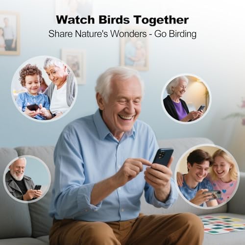 Fazoxo Bird Feeder with Camera,Birds House Camera,Solar Powered,AI Bird ID