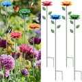 4 Pack Bee Watering Station, Metal Bee Bath, Butterfly Watering Station