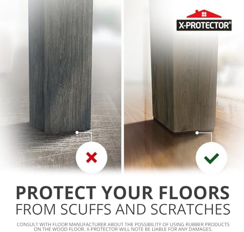 X-PROTECTOR Non Slip Furniture Pads – 12 Premium Furniture Grippers 3"!